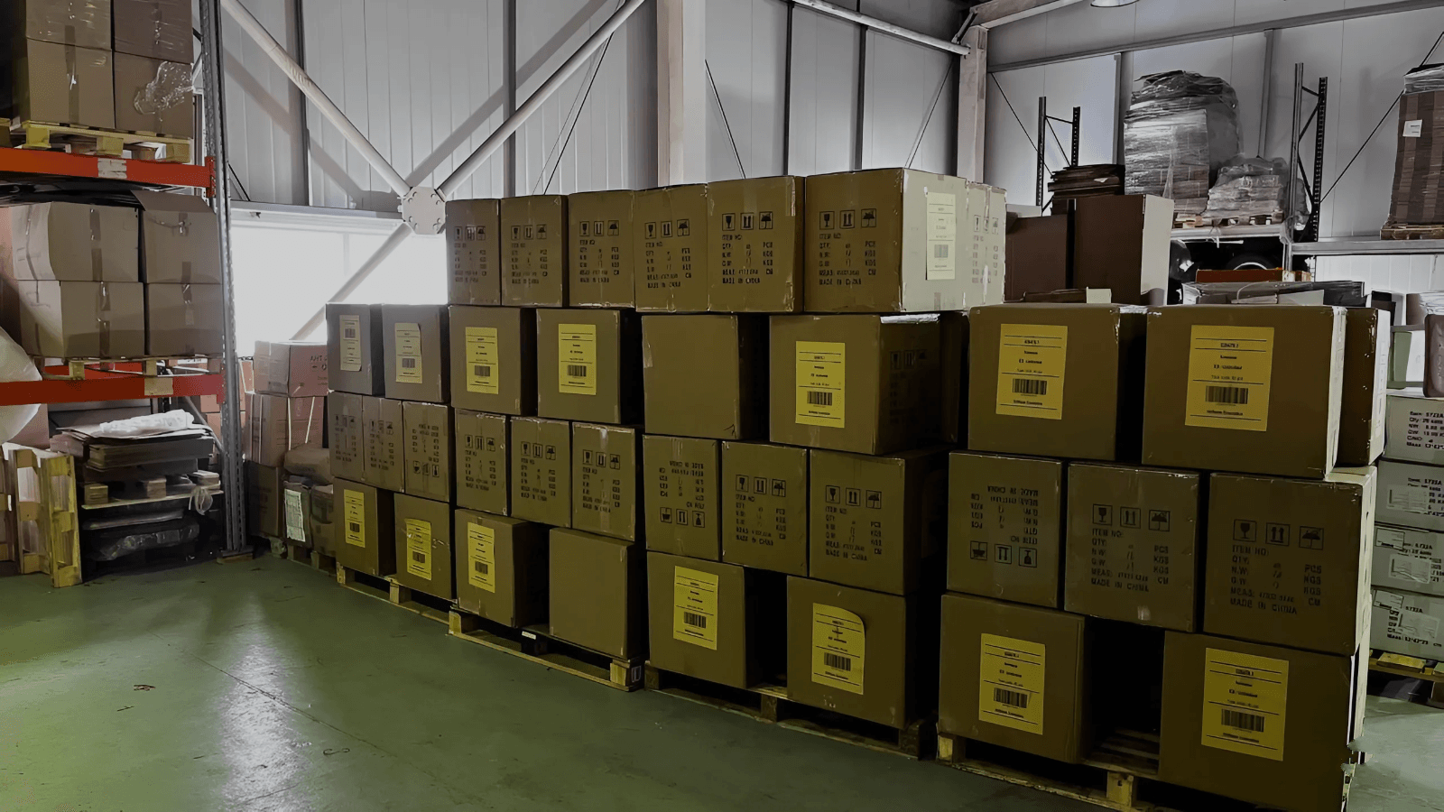 Warehouse background